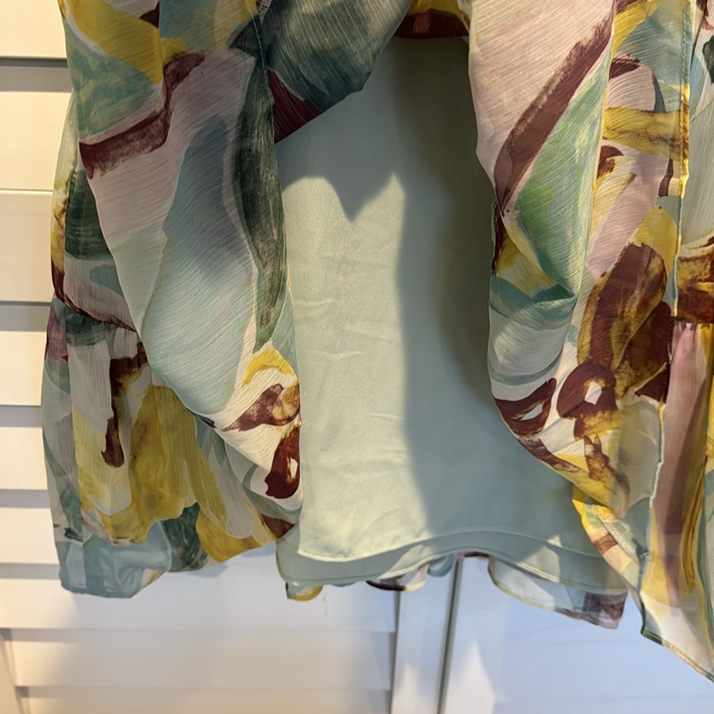 Ted Baker Pre Loved Ellain button up printed sleeveless Dress. Size 3 = US 6-8 - Picture 12 of 13
